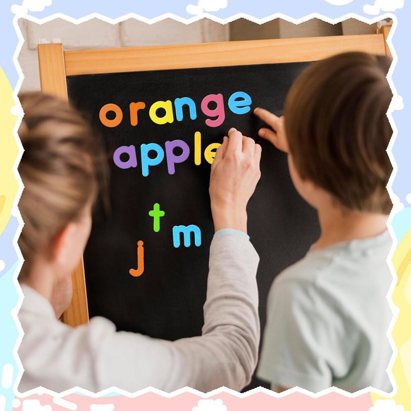 LovesTown Magnetic Alphabet Letters Set for Toddlers, Educational Learning Kit with Double-Sided Board and Storage Box, 234 PCS - Image 3